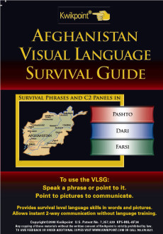 Afghanistan Visual Language Survival Guide – Three Languages [PDF Version]