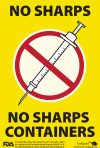 Sharps Recycle Bin Label
